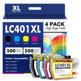 Cartuchos De Tinta Isprintime Lc401 Lc401xl Para Brother Mfc-j1010dw