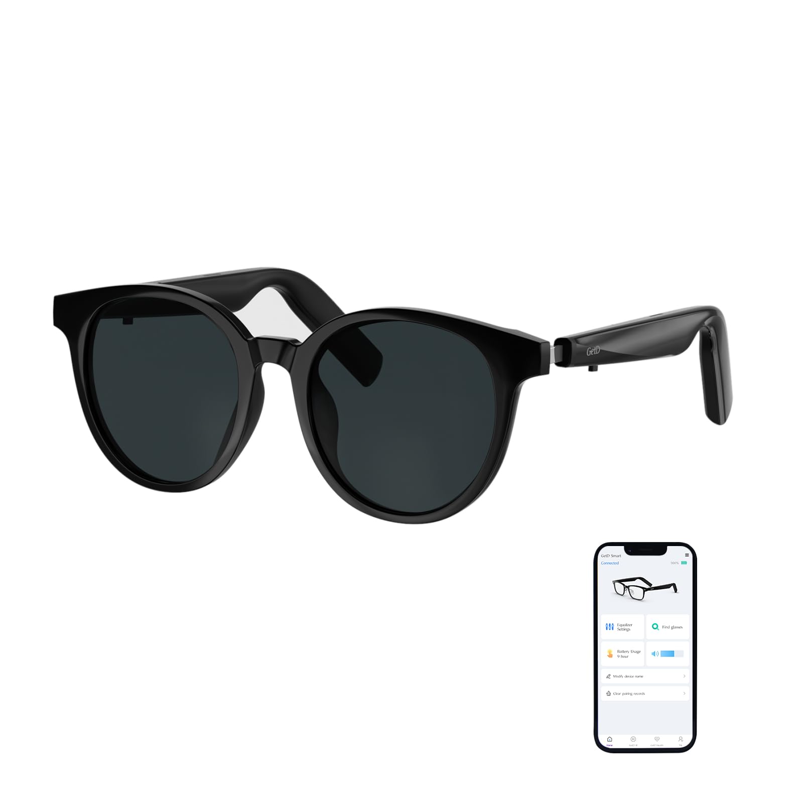 Óculos De Sol Inteligentes Getd Ai Glasses Ai Translator Bluetooth