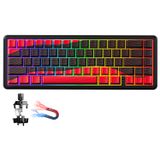 Teclado Para Jogos Eweadn Battle68 Com Fio Rgb Magnético De 68 Teclas