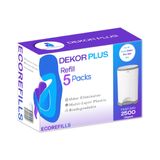 Sacos De Recarga De Baldes De Fraldas Ecorefills Para Dekor Plus, Pacote Com 5