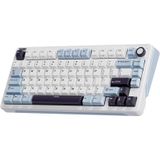 Teclado Mecânico Sem Fio Ilovbee B75 Creamy 75% Rgb