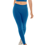 Calça Legging BYG Ring Cós Alto Azul