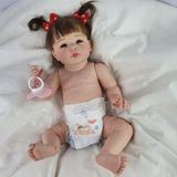 Bebê Reborn Molde Hanna Cabelo Fio a Fio