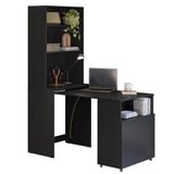 Mesa Escrivaninha Bancada De Estudos Para Quarto Salt Preto Z06 - Mpozenato