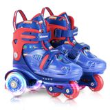 Patins Zoobliss Kids 4 Tamanhos Ajustáveis De 3 A 7 Anos Com Rodas Iluminadas