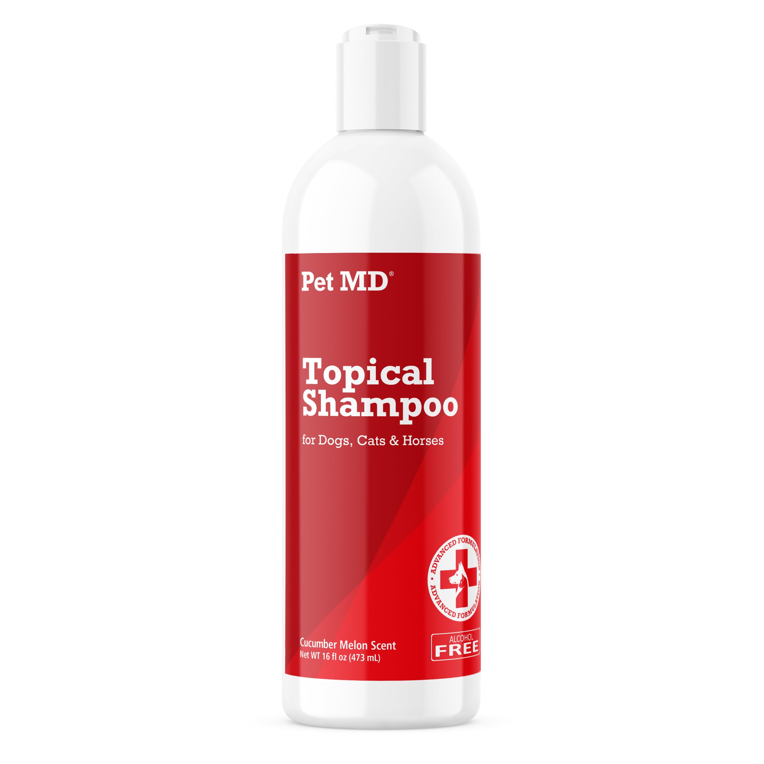 Shampoo Tópico Pet Md Para Cães, Gatos E Cavalos 473 Ml