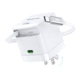 Bloco De Carregador Imokin 45 W Gan De Porta Dupla Usb C Galaxy S24/iphone 16 Pro/macbook Air/steam Deck
