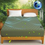 Folhas De Aterramento Ivellow Queen Size 10% De Fibra De Prata Pura