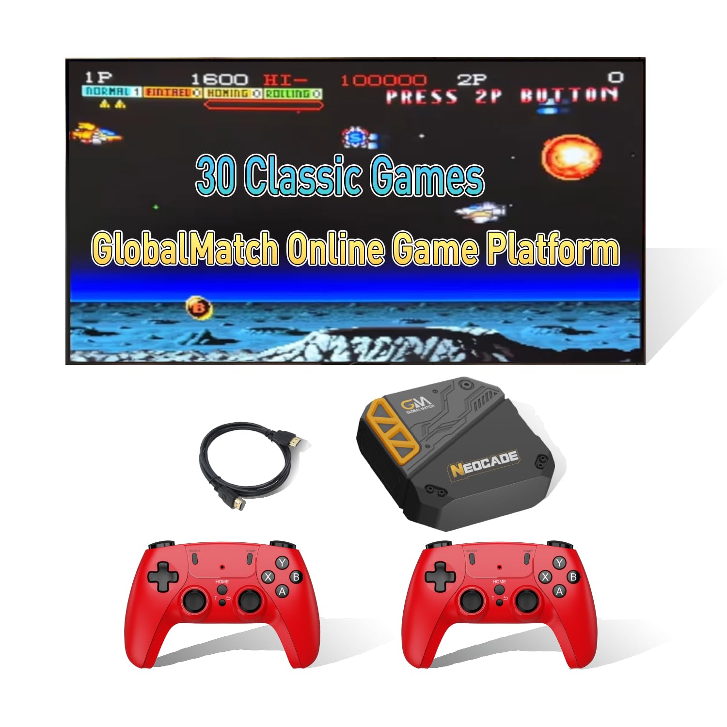 Consola De Jogos Neocade Retro 30 Classic Games Android System
