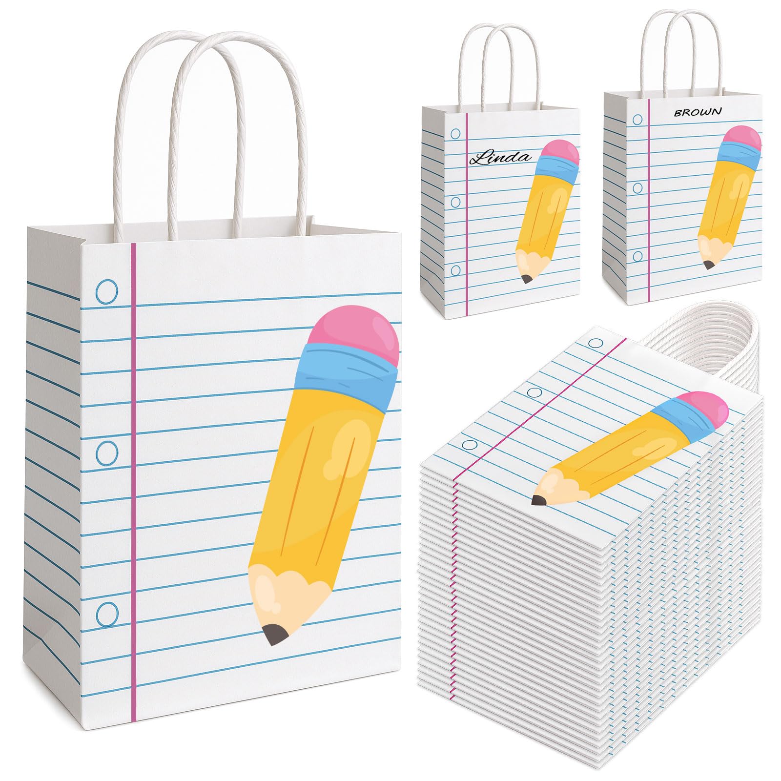 Sacos De Papel Para Presente De Agradecimento Ao Professor Fogwowo 36 Unidades A Granel