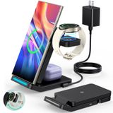 Carregador Sem Fio Dobrável Meifigno 3 Em 1 Para Samsung