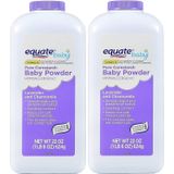 Pó De Bebê Equate Pure Com Lavanda, 650 Ml, Pacote Com 2 Unidades
