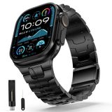 Pulseira De Relógio Shangpule Magnetic Titanium Para Apple Watch