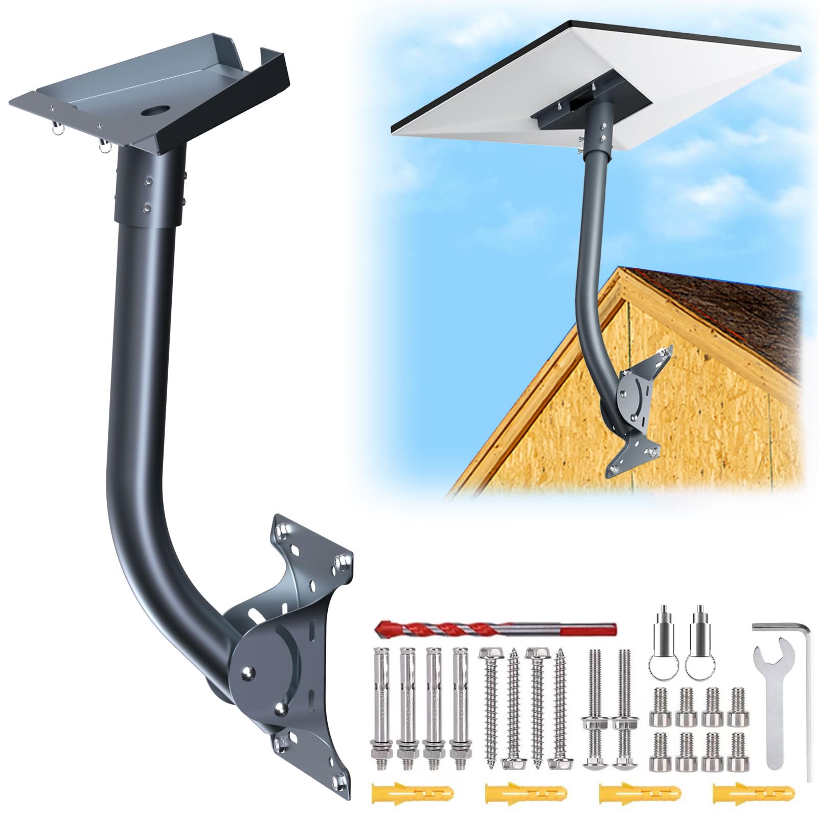 Suporte Kikiike Starlink Gen 3 Ajustável Em 360° Para Serviços Pesados