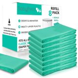 Sacos De Recarga De Baldes De Fraldas Baby Fresh Para Dekor Classic, Pacote Com 8