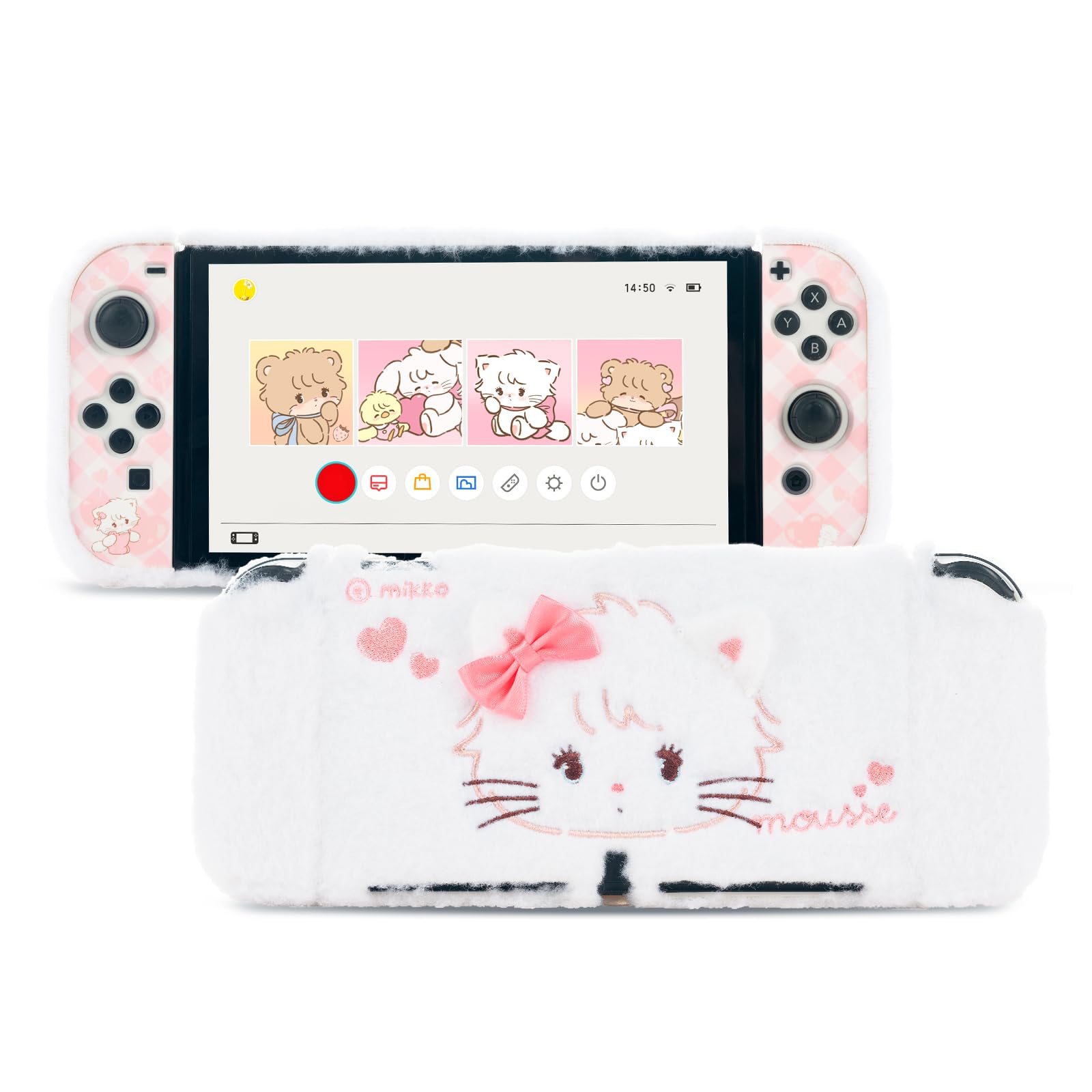 Capa Protetora Geekshare Para Nintendo Switch Oled Mikko