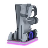 Base De Carregamento E Estação De Resfriamento Ejgame Ps5 Pro/slim/ps5 Cinza