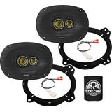 Alto-falantes De Carro Kicker Cs Series 6x9 Polegadas Para Toyota Fj Cruiser