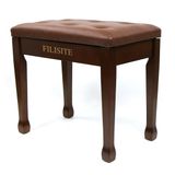 Banco De Piano Filisite Xj580-2 De Madeira Com Almofada Impermeável