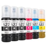 Frascos De Recarga De Tinta Imtfzct T522 522 Para Impressora Epson Ecotank