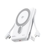 Carregador Portátil Imokin 10000mah Com Iphone Sem Fio Qi2 De 15w