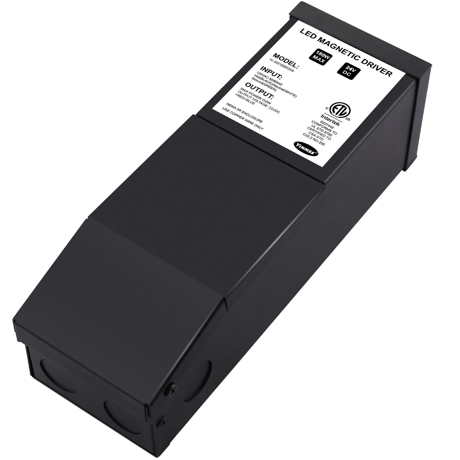 Driver De Led Regulável Magnético 24v 150w Para Luzes De Faixa De Led