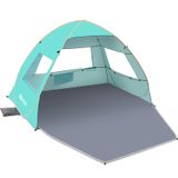 Barraca De Praia Gorich G037 Para 3-4 Pessoas, Proteção Uv Upf 50+
