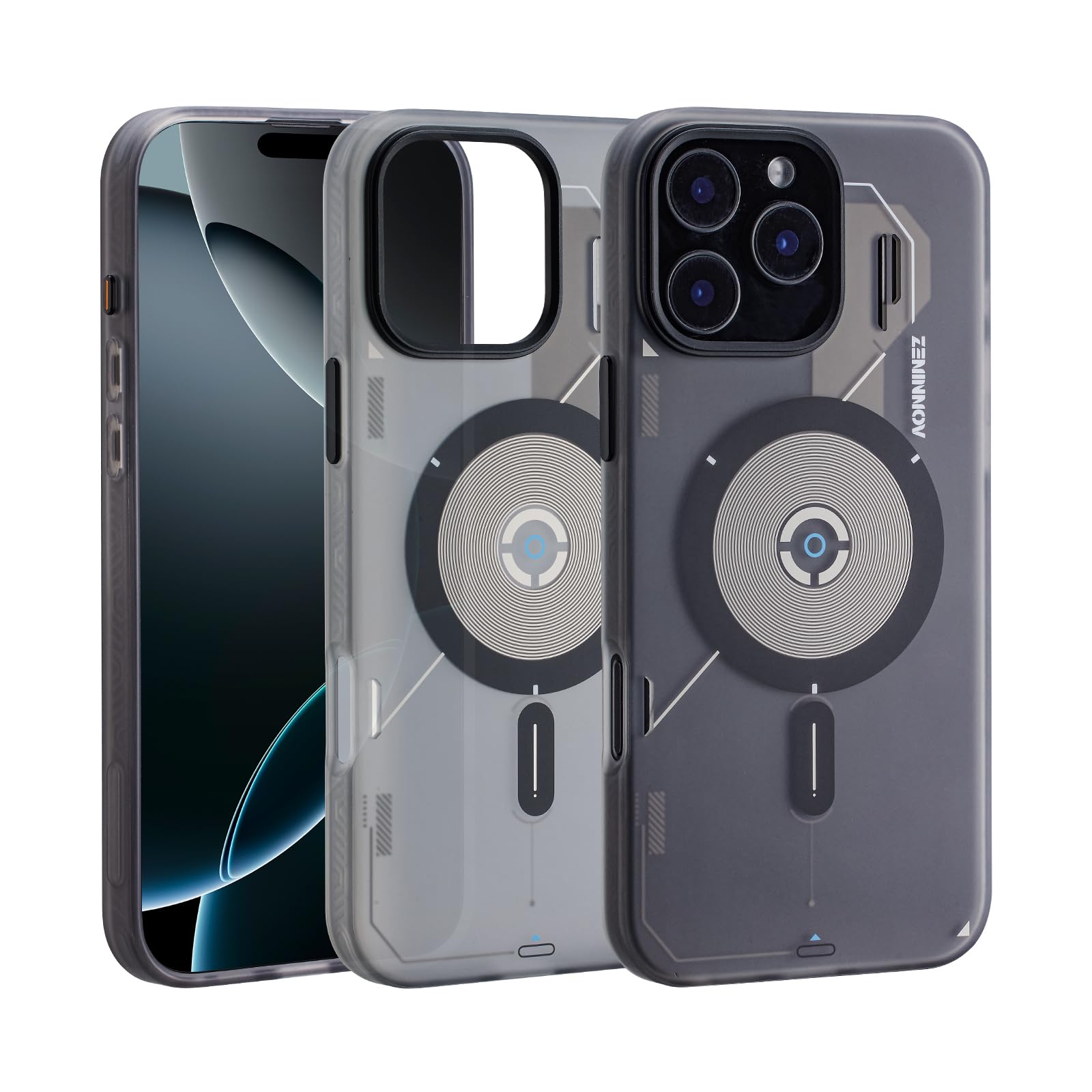 Capa De Telefone Zeninnov Para Iphone 16 Pro Max Com Refrigeração Magnética