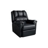 Poltrona Reclinável C/ Massagem P/ Sala Vermont Zero Wall Courano Preto - Probel