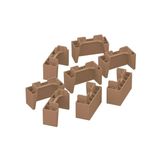 Multiuso De Cozinha Kit C/ 8 Pés Pvc P/ Balcão De Jequitibá - Henn
