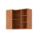 Armário De Cozinha Modulado Estela De Canto C/ 5 Nichos 92cm Cinamomo - Mgm