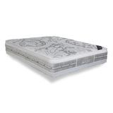 Colchão Casal Espuma Látex Molas Ensacadas Pocket Super Luxo Double Face Euro Pillow (138x188x36) - Castor