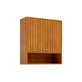 Armário De Cozinha Modulado Divina C/ 2 Portas Ripadas 80 Cm Cinamomo - Mgm