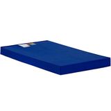 Colchão Solteiro Espuma D33 Hospitalar Impermeável Cristal Napa Azul (78x188x12) - Polar