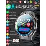 Smartwatch Sacosding Ecg Com Pressão De Glicose No Sangue, Lipídeo, Nfc