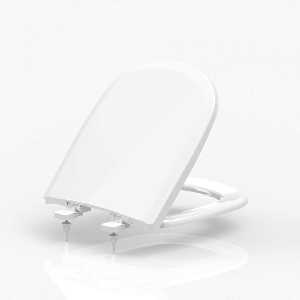 Assento em Polipropileno Soft Close para Louça Tupan Branco