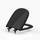 Assento Polipropileno Soft Close para Louça Tupan Preto