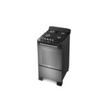 Fogão 4 Bocas Mesa De Vidro Timer Digital Bivolt Automático Itamaster Itatiaia Prata