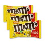 M&amp;ms Amendoim E Chocolate Mars Kit 3 Unidades De 80g