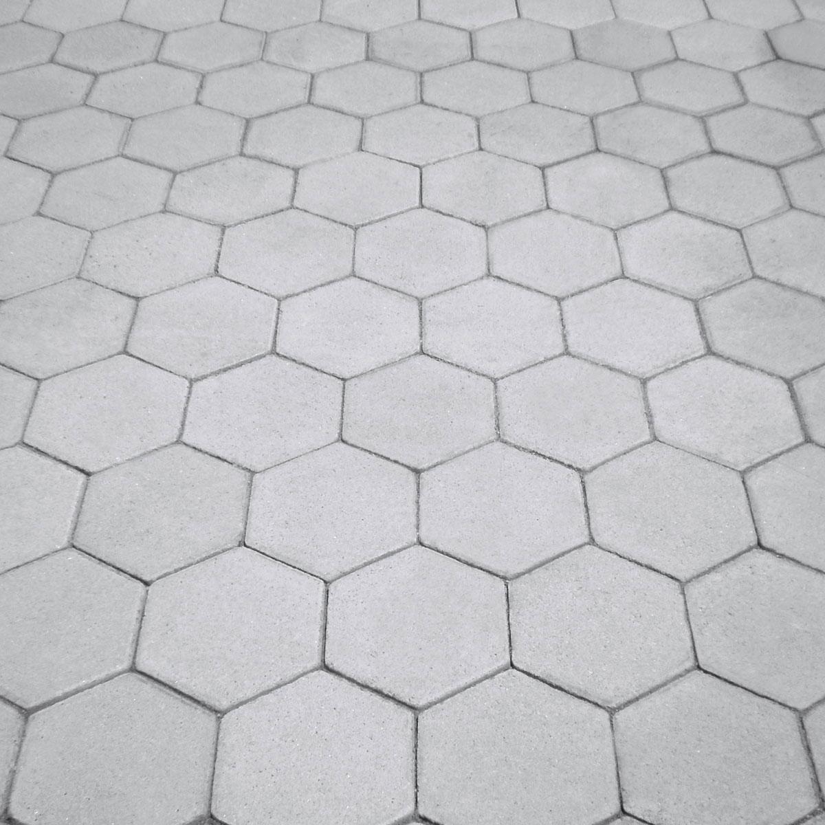 Forma Piso Bloquete Sextavado Liso 25x25x8 Para Calçada - Carrefour