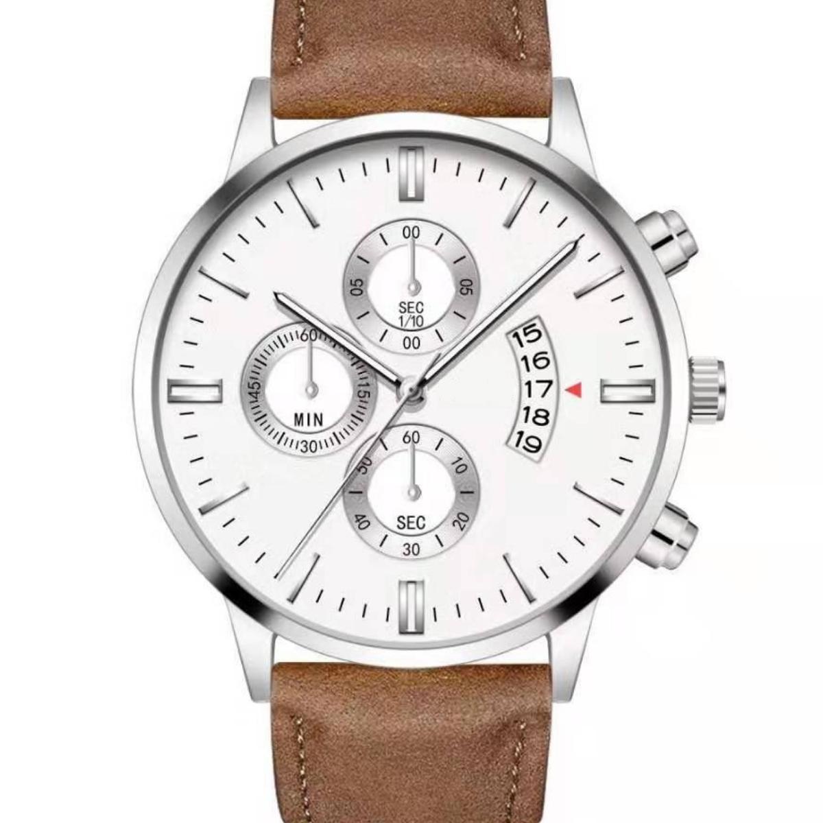 Relógio Masculino Marrom Geneva Design Quartz - Carrefour