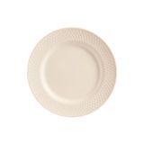 Prato Sobremesa Cerâmica Branca 21cm Alleanza