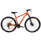Bicicleta aro 29 Rino Everest a Disco 21v Cambios Index - Laranja Neon - 15