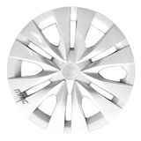 1x Calota Yaris Hatch Sedan Aro 15 Prata Logo Relevo 463ar