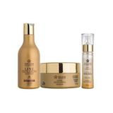 Hidratação Capilar Ouro 300 Ml Com Óleo Reparador De Pontas