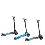 Patinete 3 Rodas Com Leds Ajustável Emoje