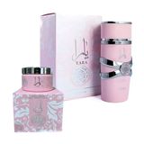 Perfume Lattafa Feminino Yara Rosa 100ml Eau De Parfum + Creme Corporal Yara: Uma Fragância Sofisticada E Distinta