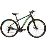 Bicicleta aro 29 Rino Everest a Disco 21v Cambios Index - Azul/Verde - 21