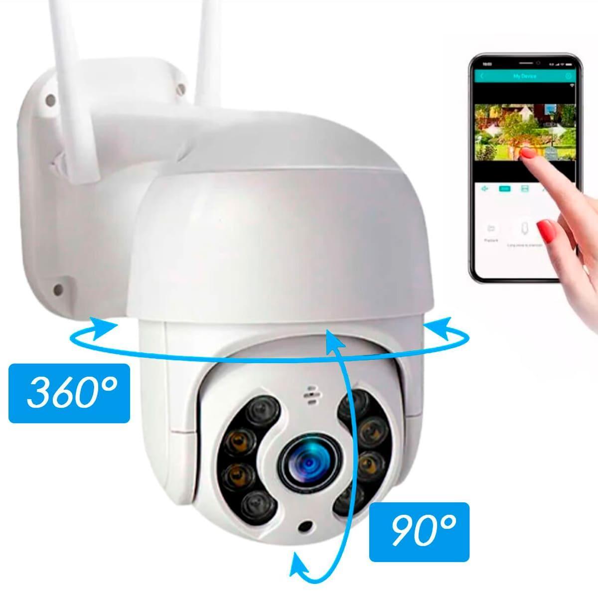 Câmera Externa Segurança Wi-fi Ip Giratória 360 Resolução - Carrefour