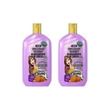 Condicionador Gota Dourada 430ml Fortal Escova - Kit Com 2un